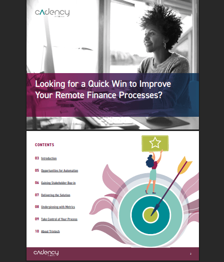 Looking for a quick win to improve your remote finance processes?
