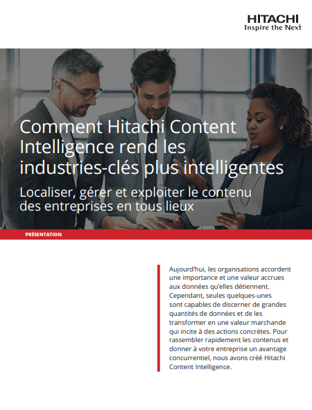 How Hitachi Content Intelligence Makes Key Industries Smarter